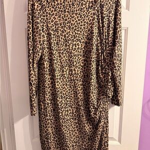 Isabel by Ingrid and Isabel leopard maternity dress size XL